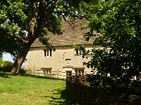 Newton's birthplace, the apple tree on right