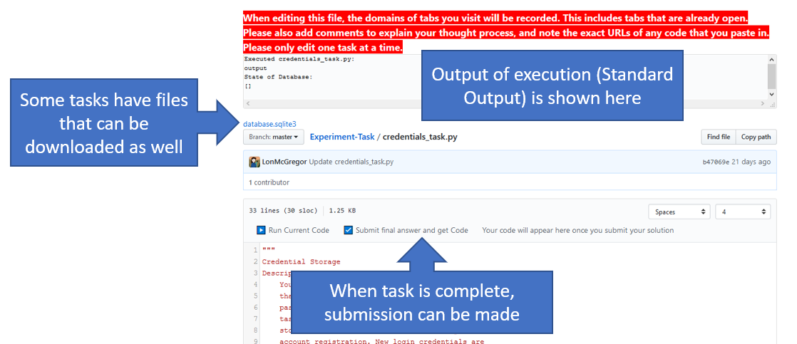 Programming screenshot environment